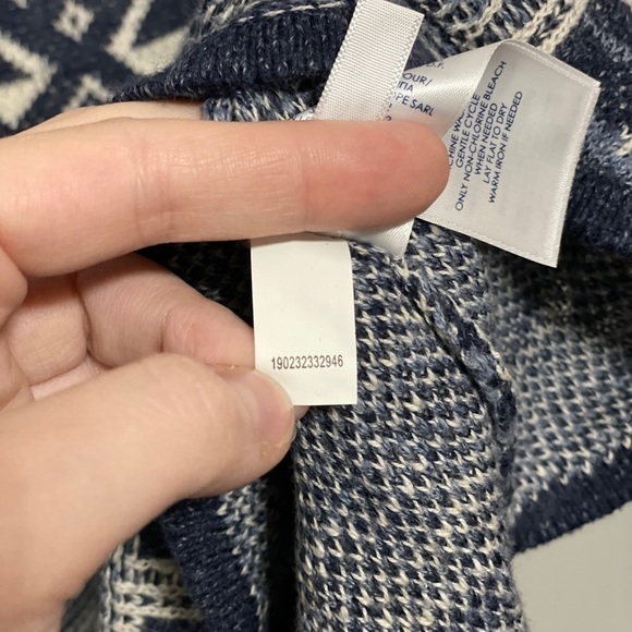 Chaps Cowl Neck Fair Isle Sweater size small - Picture 6 of 6